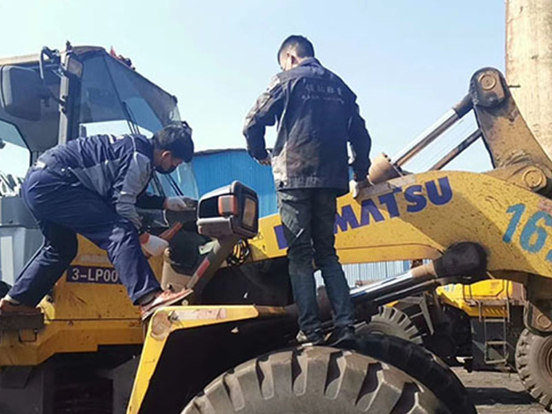 装载机电子秤 安装现场